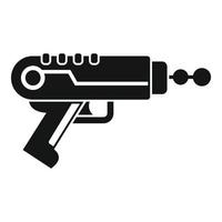 Ray blaster icon, simple style vector