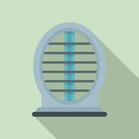 Bug zapper icon, flat style vector