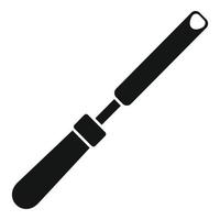 Chisel icon, simple style vector