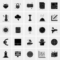 25 Universal Business Icons Vector Creative Icon Illustration to use in web and Mobile Related project