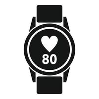 Sport smartwatch icon, simple style vector