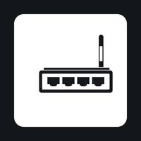 Modem icon, simple style vector