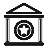 Token bank icon simple vector. Money blockchain vector