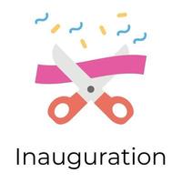 Trendy Inauguration Concepts vector