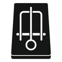 Mousetrap icon, simple style vector