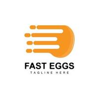 Egg Logo, Egg Farm Design, Chicken Logo, Asian Food Vector