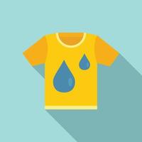 Softener tshirt icon, flat style vector