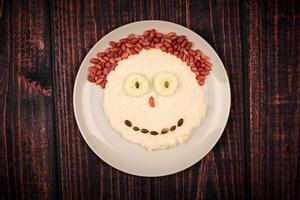 Food smile face photo