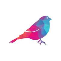 Bullfinch logo design. Abstract concept bird. Creative artistic idea. Vector illustration
