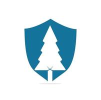 pines tree logo design vector template.