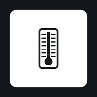 Thermometer indicates low temperature icon vector