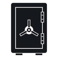 Safe icon, simple style vector