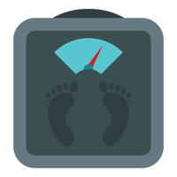 scales icon, flat style vector