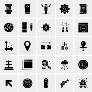 25 Universal Business Icons Vector Creative Icon Illustration to use in web and Mobile Related project