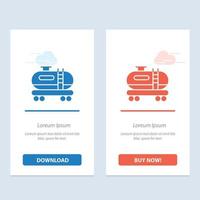 Oil Tank Pollution  Blue and Red Download and Buy Now web Widget Card Template vector