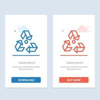 Eco Ecology Environment Garbage Green  Blue and Red Download and Buy Now web Widget Card Template vector