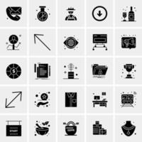 25 Universal Business Icons Vector Creative Icon Illustration to use in web and Mobile Related project