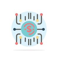 Crowd fund Crowd funding Crowd sale Crowd selling Funding Abstract Circle Background Flat color Icon vector