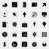 25 Universal Business Icons Vector Creative Icon Illustration to use in web and Mobile Related project