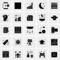 25 Universal Business Icons Vector Creative Icon Illustration to use in web and Mobile Related project