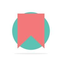 Flag Instagram Interface Save Tag Abstract Circle Background Flat color Icon vector