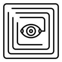 AIDC Line Icon vector