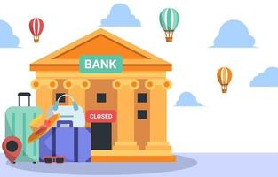Bank Holiday Background vector