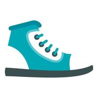 Boot icon, flat style vector