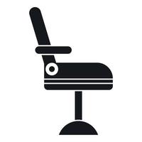 Chair icon, simple style vector