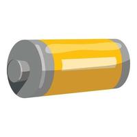 Battery icon, cartoon style vector