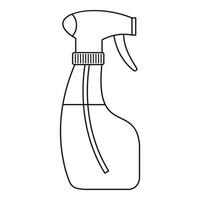 Spray icon, outline style vector