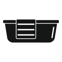 icono de lavabo, estilo simple vector