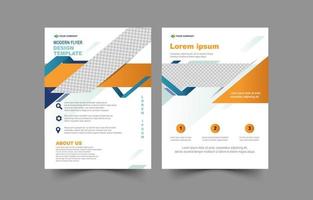 Modern Business Flyer Concept vector