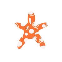 Starfish, marine life, hand drawn vector