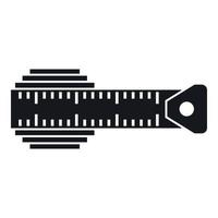 Measuring centimeter icon, simple style vector