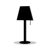 Furniture chandelier, floor and table lamp in flat cartoon style. A set of lamps on a white background. Chandeliers, illuminator, flashlight - elements of a modern interior. Vector illustration.