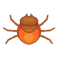 Tick icon, cartoon style vector