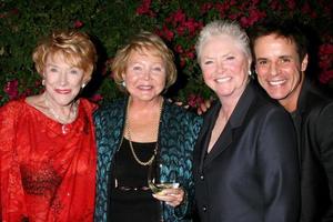 Jeanne Cooper, Lee Bell, Susan Flannery, and Christian LeBlanc at a private 80th Birthday party for Jeanne Cooper hosted by Lee Bell at her home in Beverly Hills, CA on October 23, 2008 photo