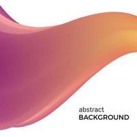 Color abstract composition of the watercolor waves. Vector abstract colorful background with bent dynamic form.