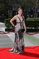 Jenna Fischer arriving at the Creative Primetime Emmy Awards at the Nokia Theater, in Los Angeles, CA on September 13, 2008 photo