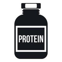 Nutritional supplement for athletes icon vector