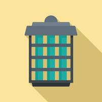 Insect trap icon, flat style vector