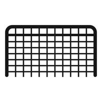 Hurling gate icon, simple style vector