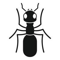 icono de hormiga insecto, estilo simple vector