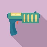 icono de blaster para niños, tipo plano vector