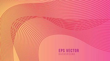 Yellow Pink Gradient Line shape Background Abstract EPS Vector