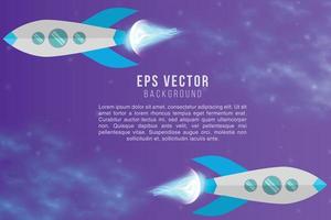 Purple Stars Gradient Space Abstract background EPS Vector