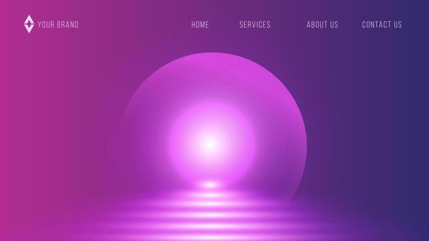 Blue Purple Web Design Gradient Abstract Background EPS 10 Vector For Website, Landing Page, Home Page, Web Page
