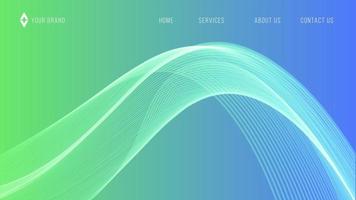 Blue Green Gradient Web Design Abstract Background EPS 10 Vector For Website, Landing Page, Home Page, Web Page