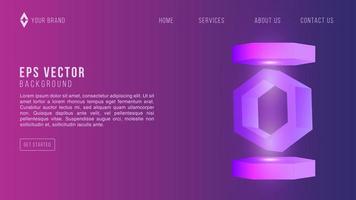 Blue Purple Web Design Gradient Abstract Background EPS 10 Vector For Website, Landing Page, Home Page, Web Page